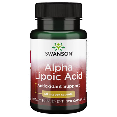 Swanson Alpha Lipoic Acid 600 mg, 60 capsules