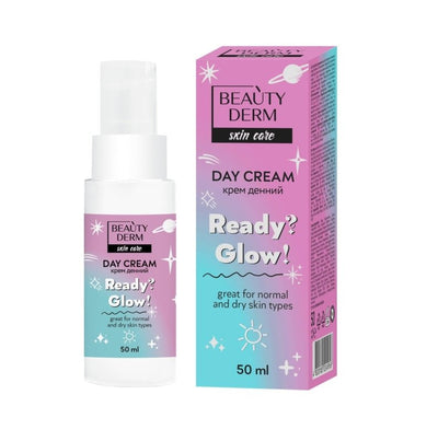 BEAUTYDERM dieninis kremas Ready? Glow!, 50 ml kaina