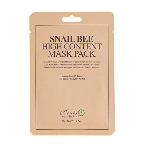 Benton Snail Bee High Content Sheet kaukė – 1 vnt