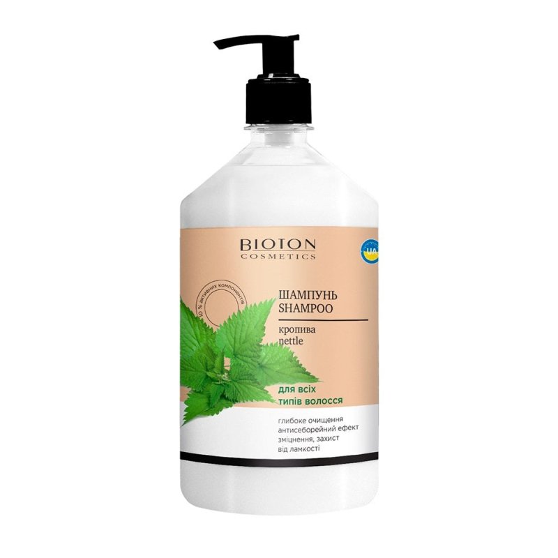 BIOTON COSMETICS Sampunas visu tipu plaukams Dilgele, 1 l kaina