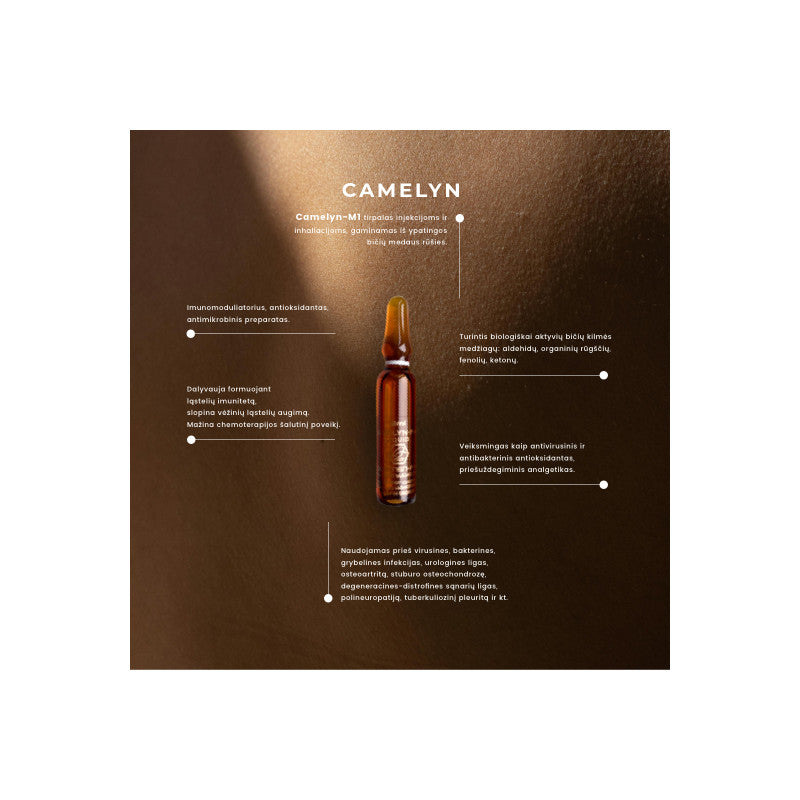 Camelyn M1 Honey peptide solution in ampoules