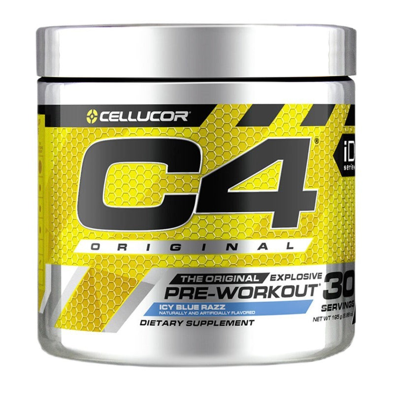 Cellucor C4 Original prieš treniruotę, ledas, mėlyna avietė - 195 g