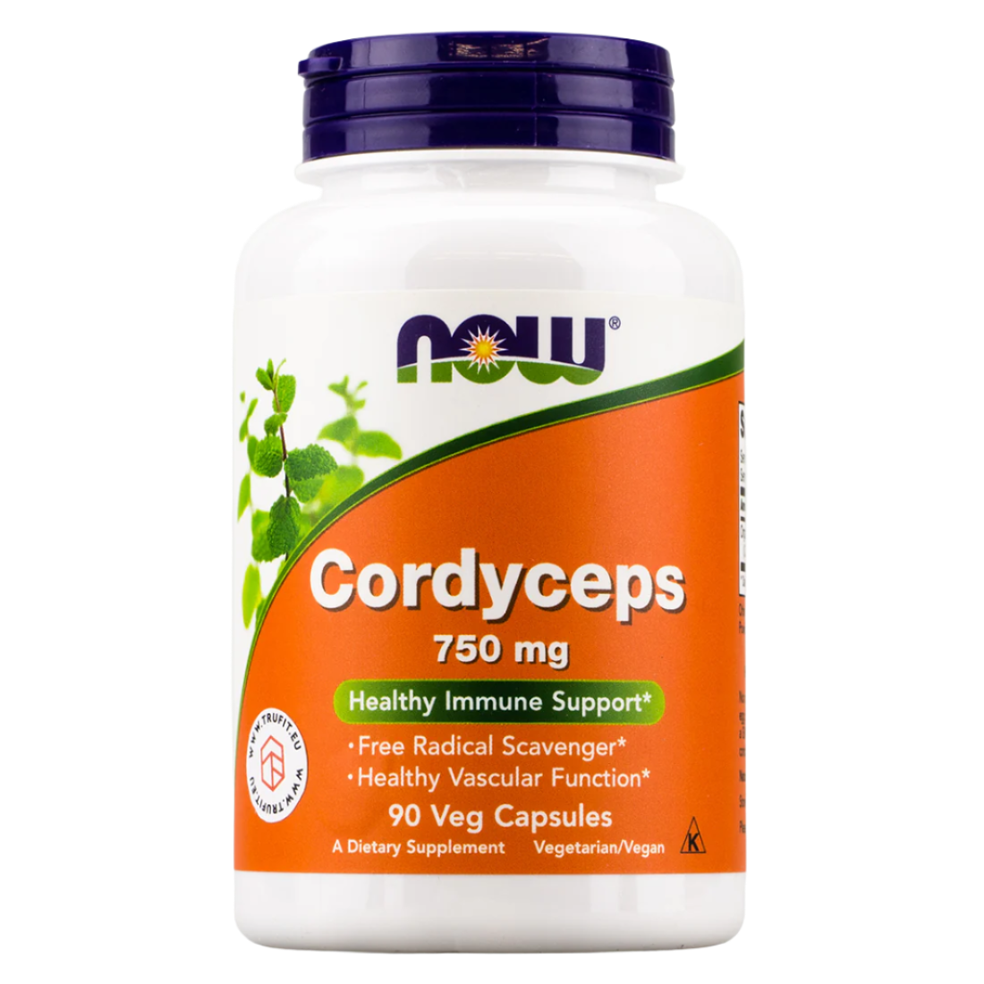 NOW Cordyceps 750mg, 90 capsules