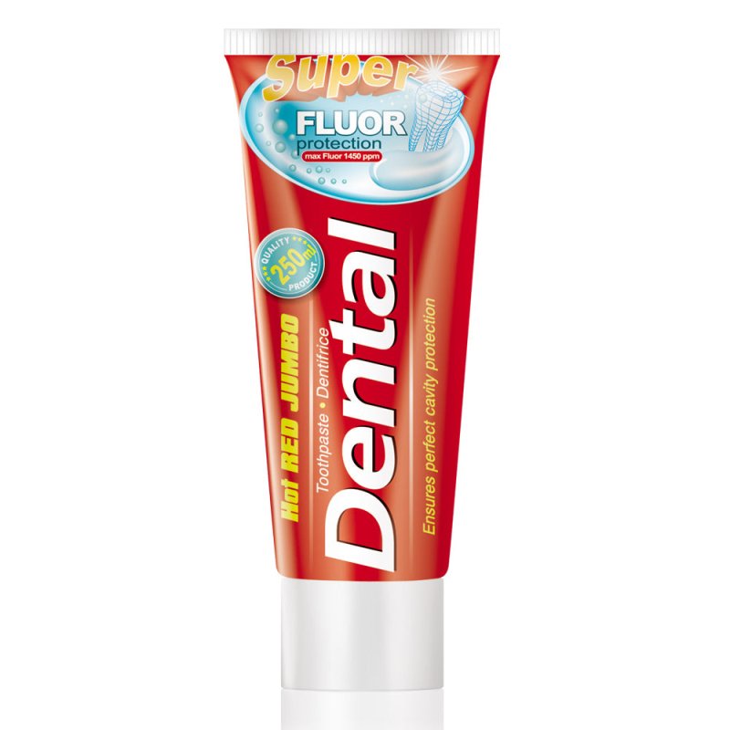 DENTAL Super fluor protection dantu pasta 250 ml kaina