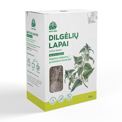 Dilgėlių lapai, Žolelių arbata, 30g kaina