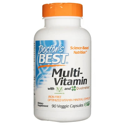 Doctor's Best Multivitamins with Vitashine D3 and Quaternary Acid, 90 capsules