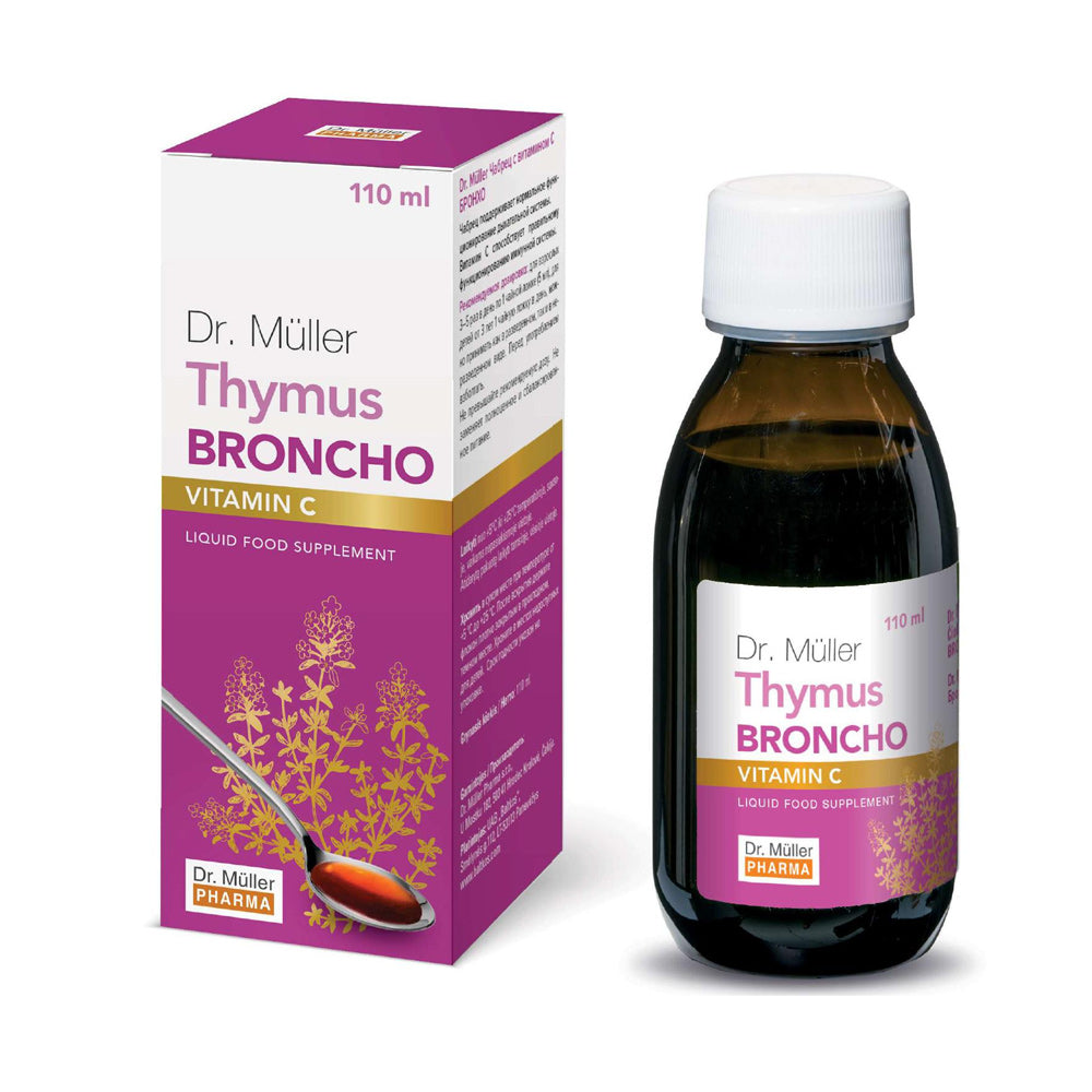 Dr. Muller Thyme &amp; Vitamin C, 110ml syrup