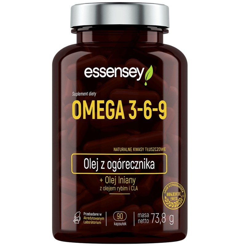 Essensey Omega 3-6-9 - 90 kapsulių