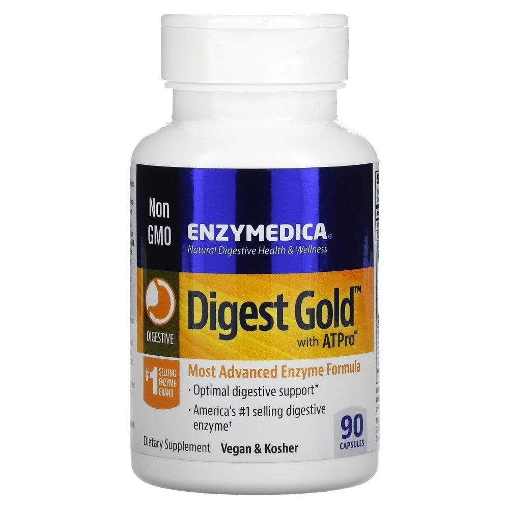 Enzymedica Digest Gold su ATPro™ (virškinimo fermentai) - 90 kapsulių