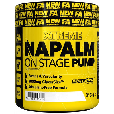 Fitness Authority Napalm On Stage Pump, mango ir citrina prieš treniruotę - 313 g