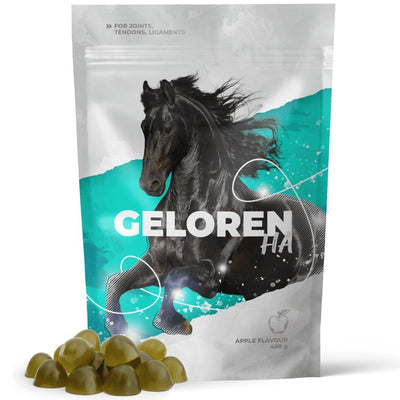 Geloren Horse HA papildomas mišinys, želė žirgams sąnariams - 450 g