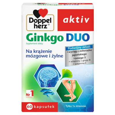 Ginkgo DUO, 60 tablečių kaina