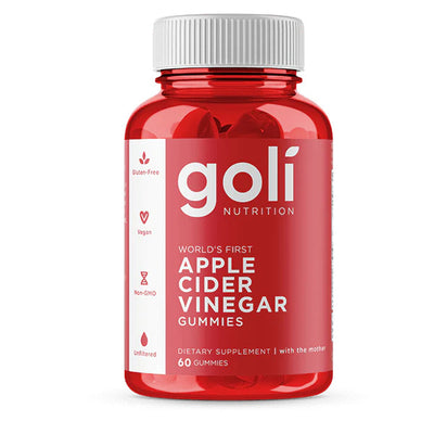 Goli Nutrition Apple Cider Vinegar, 60 gummies 