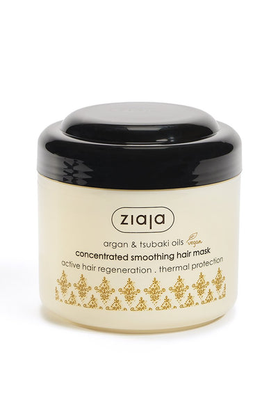 ZIAJA argan and Japanese camellia oil concentrated hair smoothing mask, 200 ml