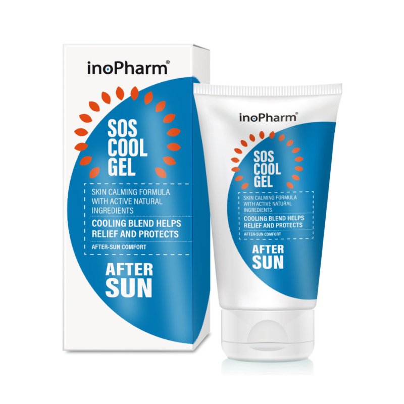 INOPHARM AFTER SUN SOS COOLING GEL Vesinantis gelis po idegio, 150 ml kaina