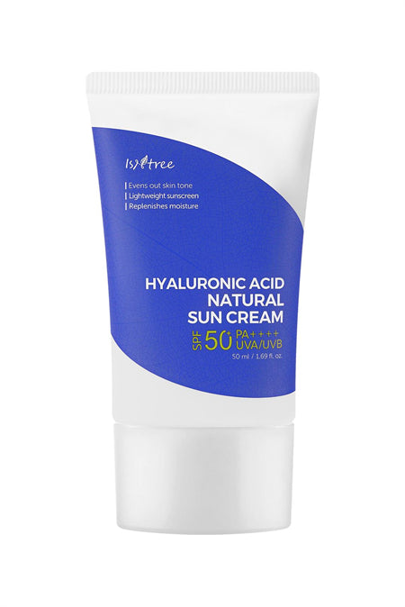 Isntree Hyaluronic Acid Natural Apsauginis kremas nuo saulės SPF50+ - 50 ml