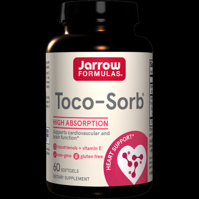 Jarrow Formulas Toco-Sorb, mišrūs tokotrienoliai ir vitaminas E – 60 kapsulių