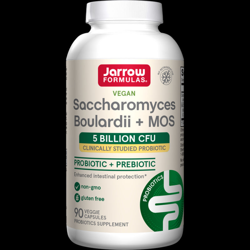 Jarrow Formulas Saccharomyces Boulardii Plus MOS – 90 kapsulių