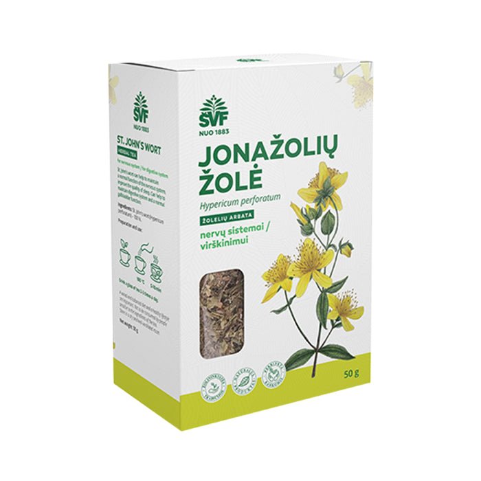 Jonažolių žolė, Žolelių arbata, 50g kaina