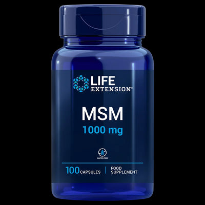 Life Extension MSM 1000 mg - 100 kapsulių