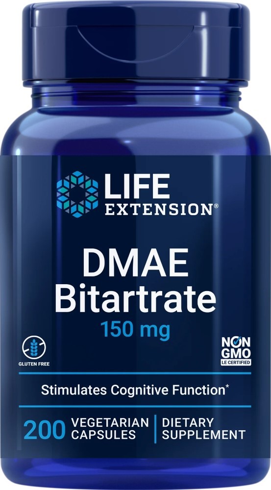 Life Extension DMAE Diminate 150 mg - 200 kapsulių