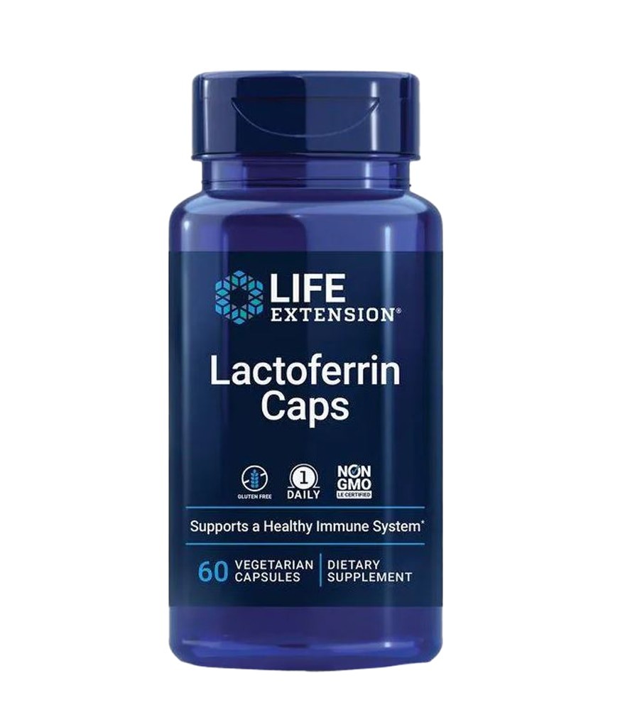 Life Extension Lactoferrin Caps (apolactoferrin) - 60 kapsulių