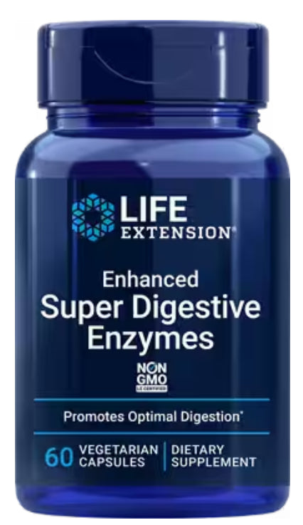 Life Extension Super Digestive Enzymes – 60 kapsulių