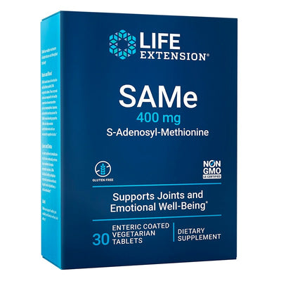 Life Extension SAMe S-adenozilmetioninas 400 mg - 30 tablečių