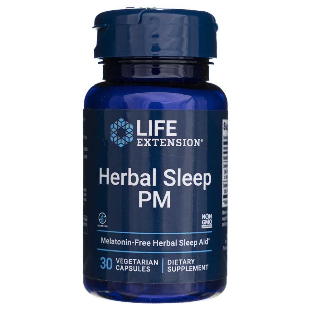 Life Extension Herbal Sleep PM - 30 kapsulių