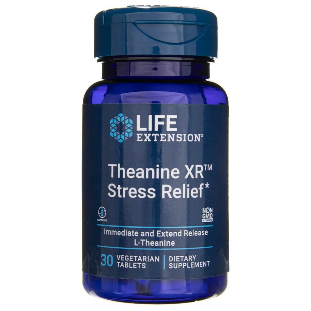 Life Extension Theanine XR™ streso mažinimas – 30 tablečių