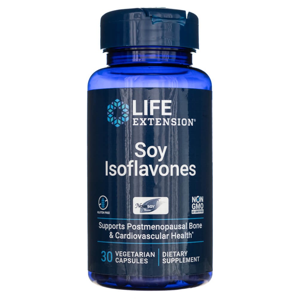 Life Extension Soy Isoflavones - 30 kapsulių