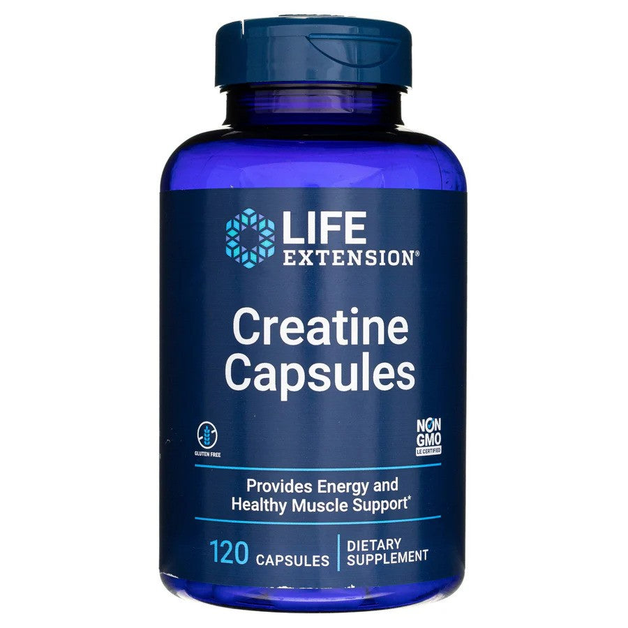 Life Extension Creatine, 120 capsules Creatine Monohydrate