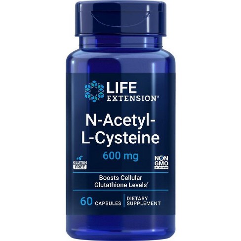 Life Extension NAC N-Acetyl-L-Cysteine ​​600 mg, 60 capsules