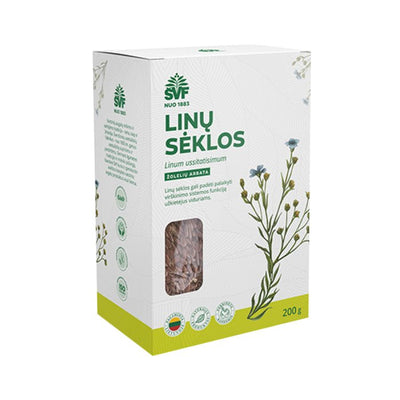 Linų sėklos, Žolelių arbata, 200g kaina