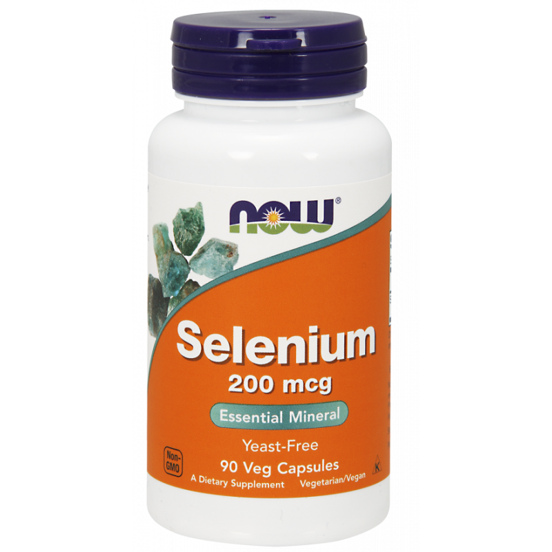 NOW Selenium 200 mcg, 90 capsules