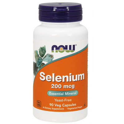 NOW Selenium 200 mcg, 90 capsules