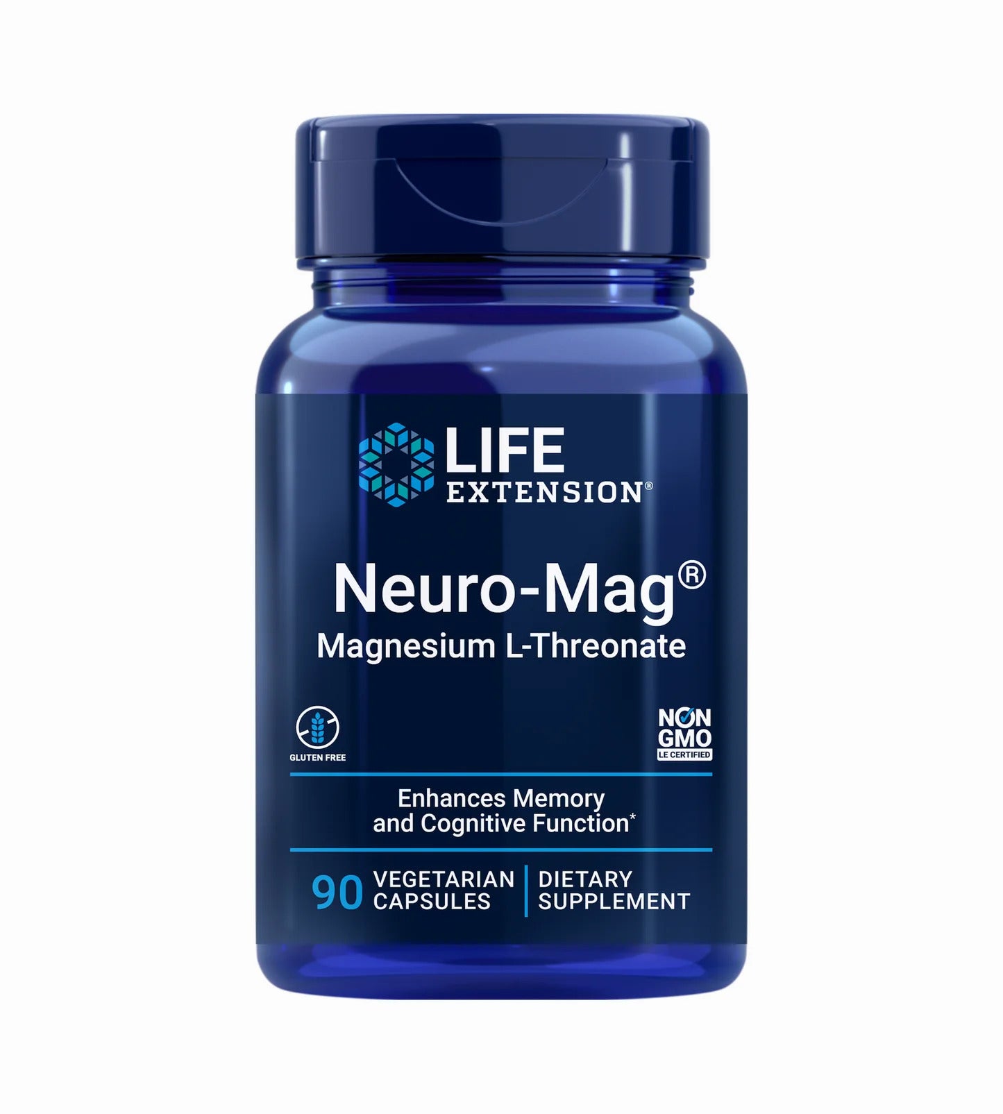 Life Extension Neuro Mag Magnesium L-Threonate 144mg, 90 capsules