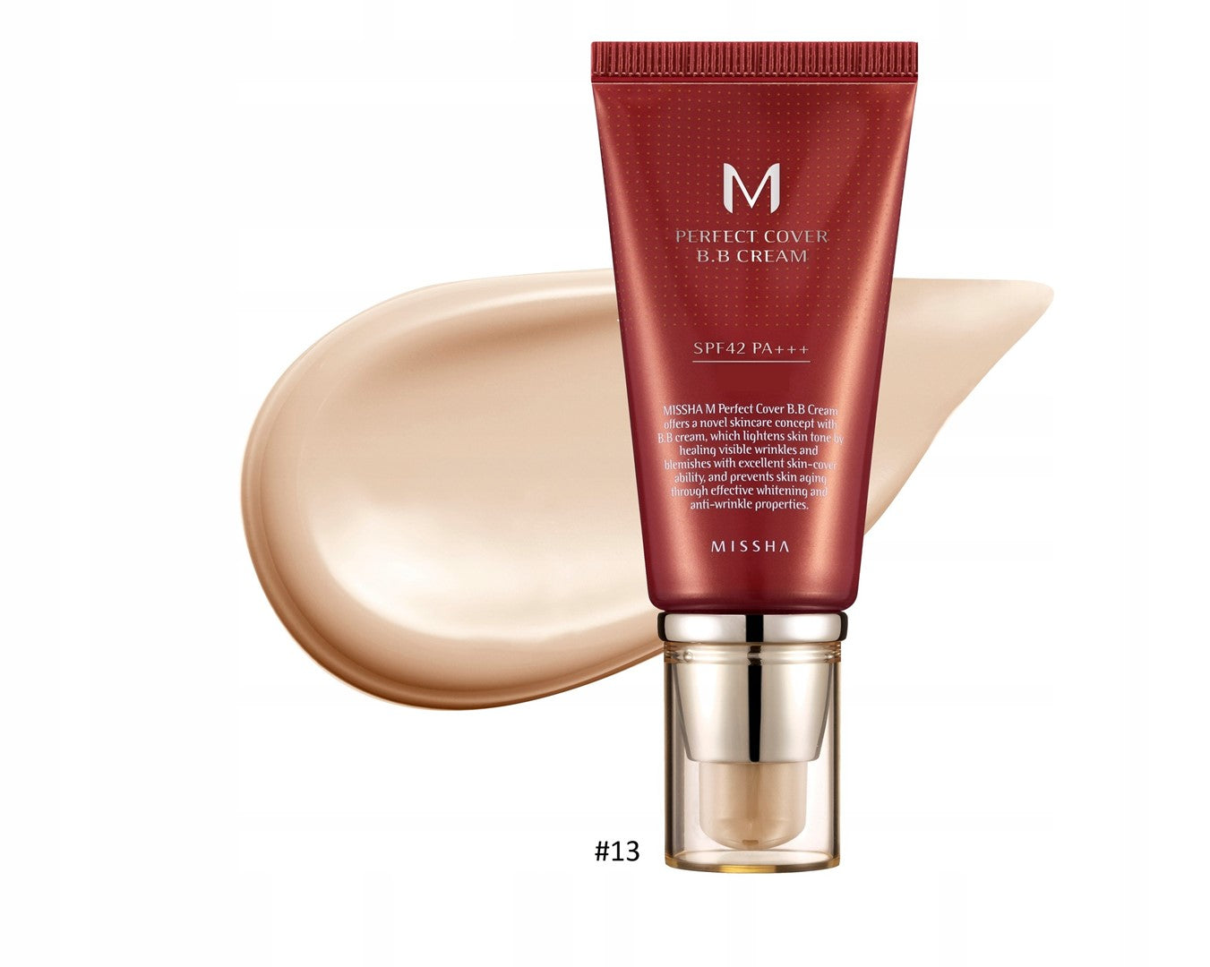 Missha M Perfect Cover BB kremas Bright Beige Nr. 13 - 50 ml