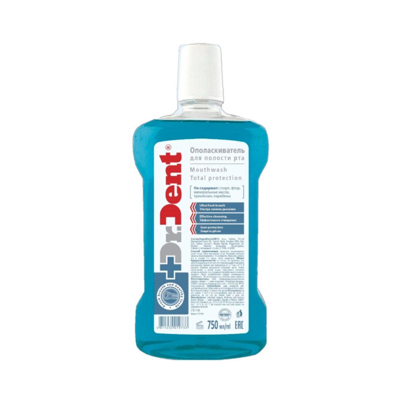 MODUM DR.DENT Total Protection Burnos skalavimo skystis, 750 ml kaina