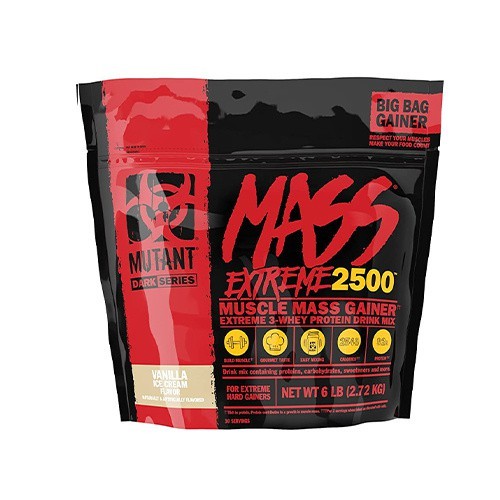 PVL Mutant Mass Extreme 2500 Gainer, vaniliniai ledai - 2720 g