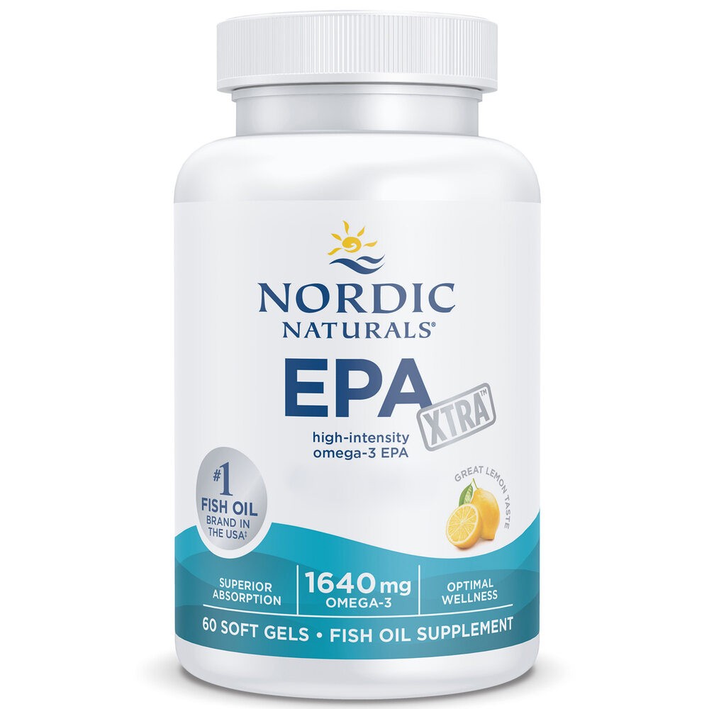 Nordic Naturals EPA Xtra 1640 mg Omega-3 lemon - 60 kapsulių