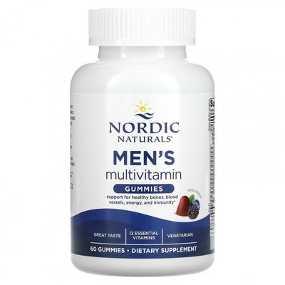 Nordic Naturals Multivitaminai vyrams, mišrios uogos - 60 gelių