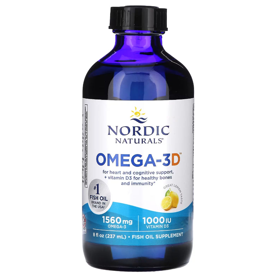 Nordic Naturals Omega-3D 1560 mg citrina - 237 ml