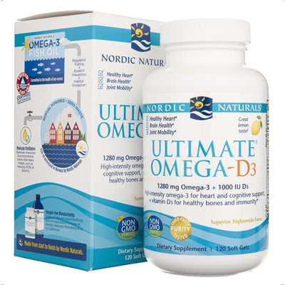 Nordic Naturals Ultimate Omega-D3 citrina 640 mg - 120 Softgel