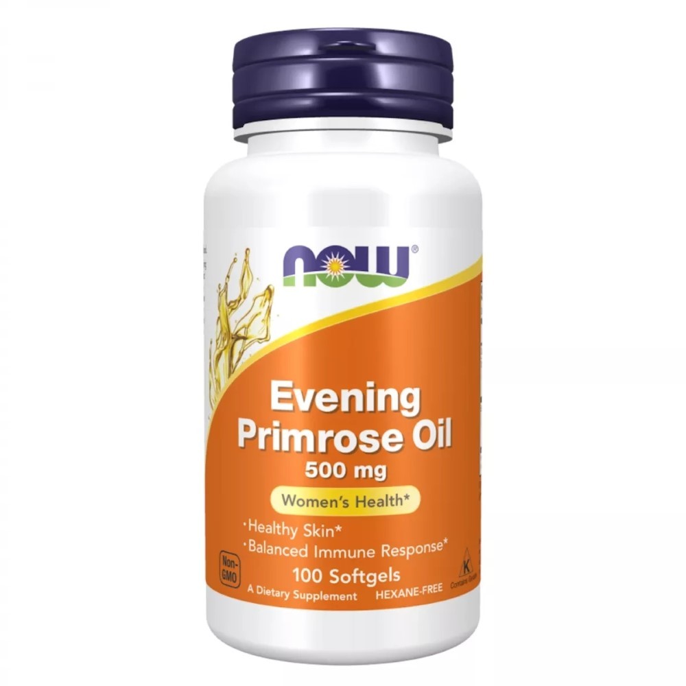 Now Foods Evening Primrose Oil 500 mg - 100 kapsulių