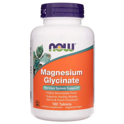 NOW Magnesium Bisglycinate, 180 tablets