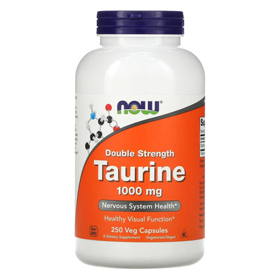 NOW Taurine 1000 mg, 250 capsules