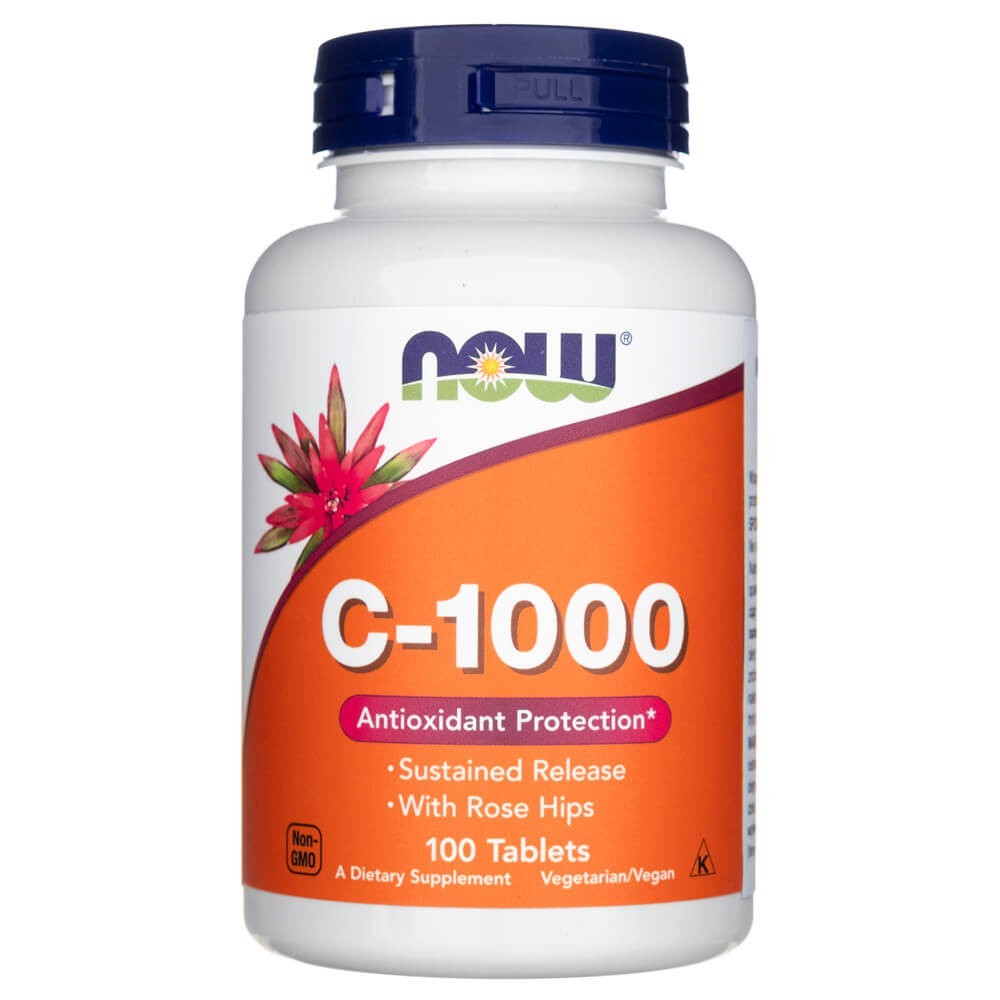 Now Foods vitaminas C-1000 ilgalaikio atpalaidavimo – 100 tablečių