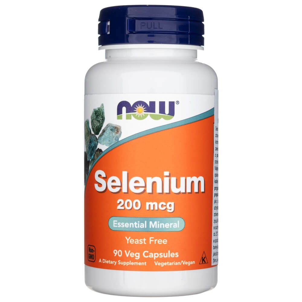 Now Foods Selenium 200 mcg – 90 kapsulių