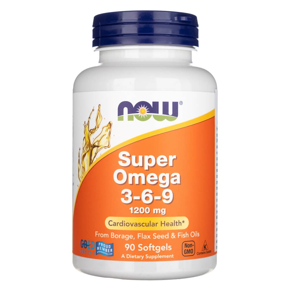 Now Foods Super Omega 3-6-9 1200 mg - 90 kapsulių